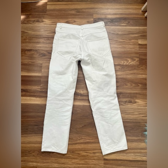 Y/Project High Rise Straight White Jeans - Picture 5 of 6